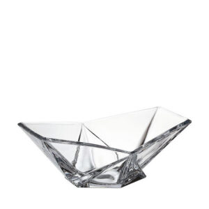 Bohemia Διακοσμητικό Μπωλ Κρυστάλλινο Origami 33x33cm