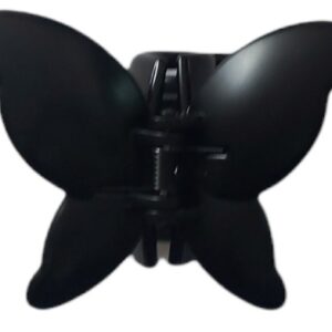 Ro-Ro Accessories Κλάμερ μαλλιών πεταλούδα Μαύρο ματ