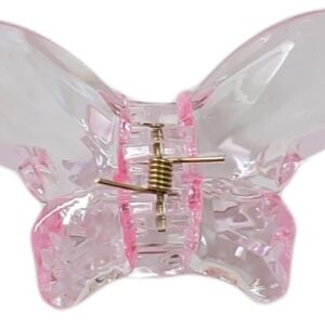 Ro-Ro Accessories Κλάμερ μαλλιών ροζ πεταλούδα