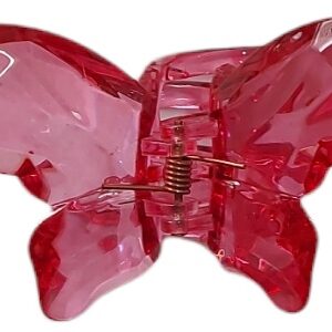 Ro-Ro Accessories Κλάμερ μαλλιών κόκκινη πεταλούδα