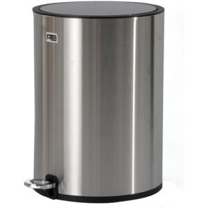 Estia 02-0226 Μεταλλικό Καλαθάκι Μπάνιου 6lt Ασημί