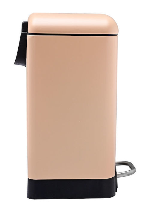 Estia Inox Καλαθάκι Μπάνιου Soft Close 6lt Μπεζ - Image 2