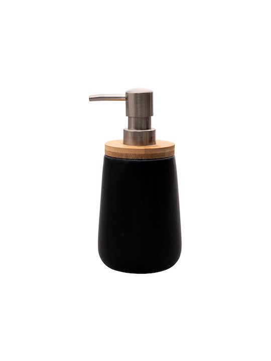 Estia Bamboo Επιτραπέζιο Dispenser από Πορσελάνη Μαύρο 360ml - Image 3