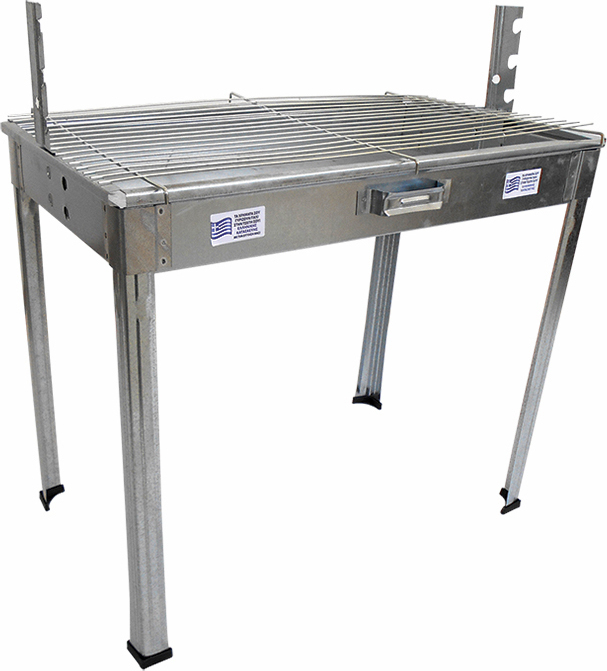 Κλαπάκης Γαλβανιζέ Ψησταριά Κάρβουνου 60x35εκ. 03-11