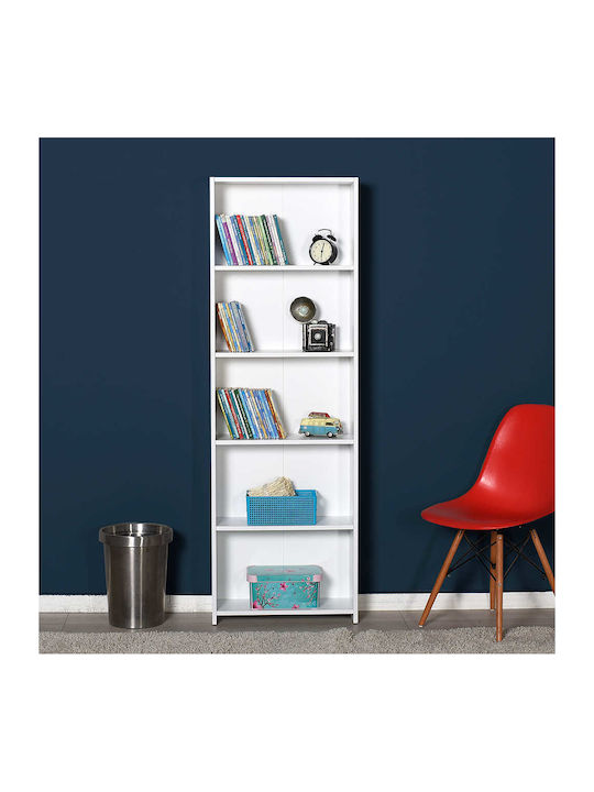 CHIOS IDEA ΡΑΦΙΕΡΑ -ΒΙΒΛΙΟΘΗΚΗ KTP-115 ΛΕΥΚΗ 55Χ168Χ19,5cm - Image 3