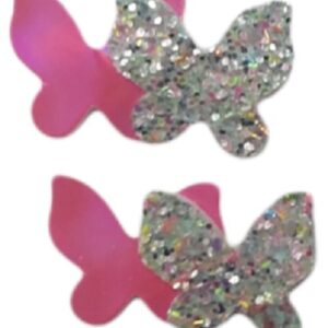Ro-Ro Accessories Παιδικό Κλιπ μαλλιών πεταλούδα σετ 2 τεμ Φούξια