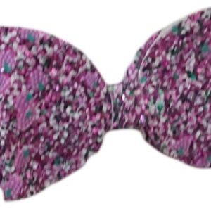 Ro-Ro Accessories Παιδικό κλιπ μαλλιών φιογκς γκλιτερ Μωβ