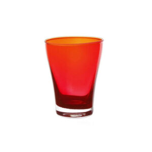 Vidivi Σετ Ποτήρια Νερού από Γυαλί σε Πορτοκαλί Χρώμα 260ml 6τμχ