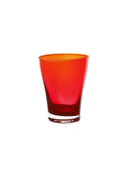 Vidivi Σετ Ποτήρια Νερού από Γυαλί σε Πορτοκαλί Χρώμα 260ml 6τμχ
