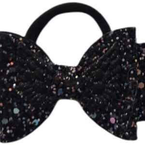 Ro-Ro Accessories Παιδικό λάστιχο μαλλιών glitter Μαύρο