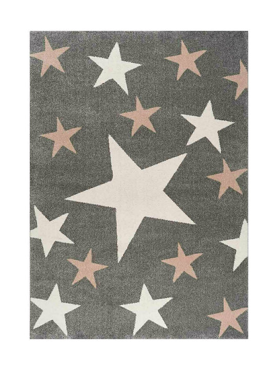 Παιδικό Χαλί 160x230cm 1925 Star Pink Light Grey