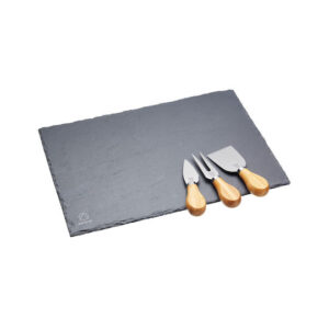 Kitchen Craft Πλατώ Σερβιρίσματος Τυριών από Πέτρα 35x25εκ. 4τμχ