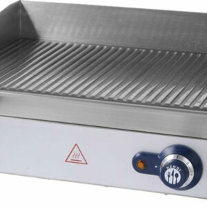 Hendi Ηλεκτρικό Πλατώ Ψησίματος 55x42x24cm 2.4kW με Ραβδωτή Πλάκα Blue Line