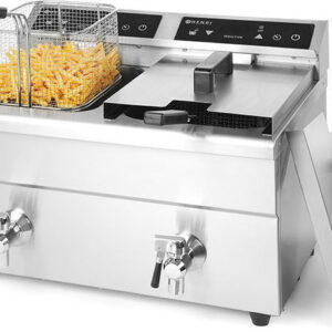 Hendi Ηλεκτρική Φριτέζα Διπλή 7kW Χωρητικότητας 2x8lt 58x48.5x40.6cm Kitchen Line