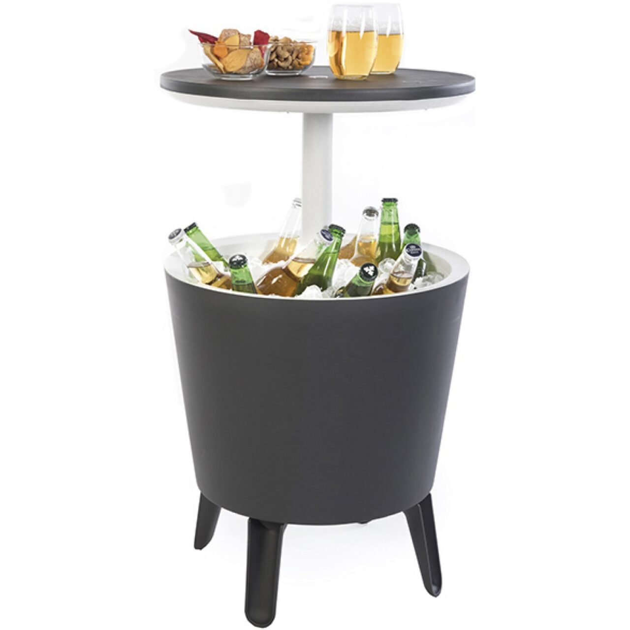 Cool Bar Φορητό Ψυγείο/Τραπεζάκι 30lt, ανθρακί