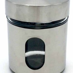 Homestyle ΒΑΖΟ ΓΥΑΛΙΝΟ COMO INOX ΜΙΚΡΟ