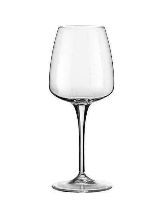 Bormioli Rocco Aurum Σετ Ποτήρια Κρασιού Γυάλινα Διάφανα Κολωνάτα 350ml 6τμχ