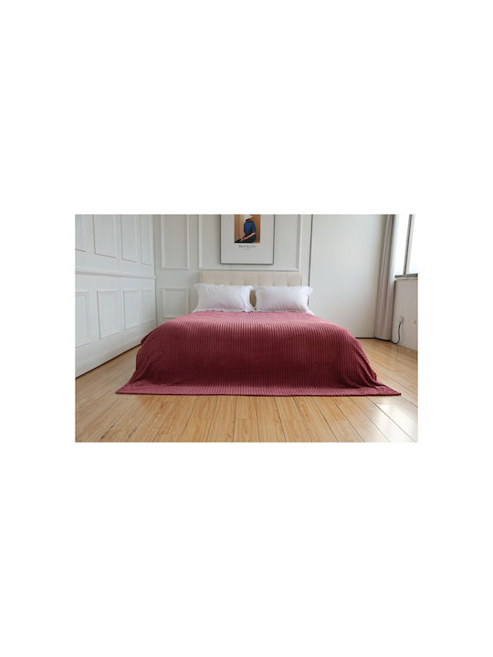 Chios Hellas Κουβέρτα Fleece Μονή 150x200εκ. Ruby Rose - Image 2