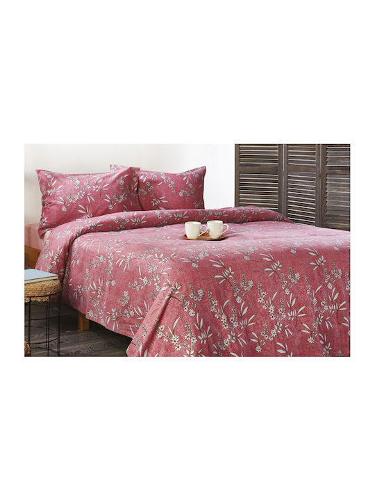 Σεντόνια Φανελένια Υπέρδιπλα Σετ ΦΑΝ 46-1 Cotton White Egg (240x260) 4Τεμ 3673694