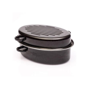 ΓΑΣΤΡΑ ΕΜΑΓΙΕ ΟΒΑΛ ΜΕ ΜΕΤΑΛΛΙΚΟ ΧΕΙΛΟΣ 34x24x14cm ΜΙΚΡΗ