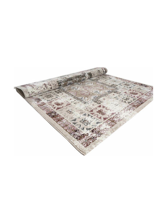 4589 Σετ Μοντέρνα Χαλιά Κρεβατοκάμαρας Brown Cream 3τμχ - Image 4