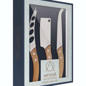 Kitchen Craft Σετ Μαχαίρια από Ανοξείδωτο Ατσάλι ARTCHEESE3PC 3τμχ