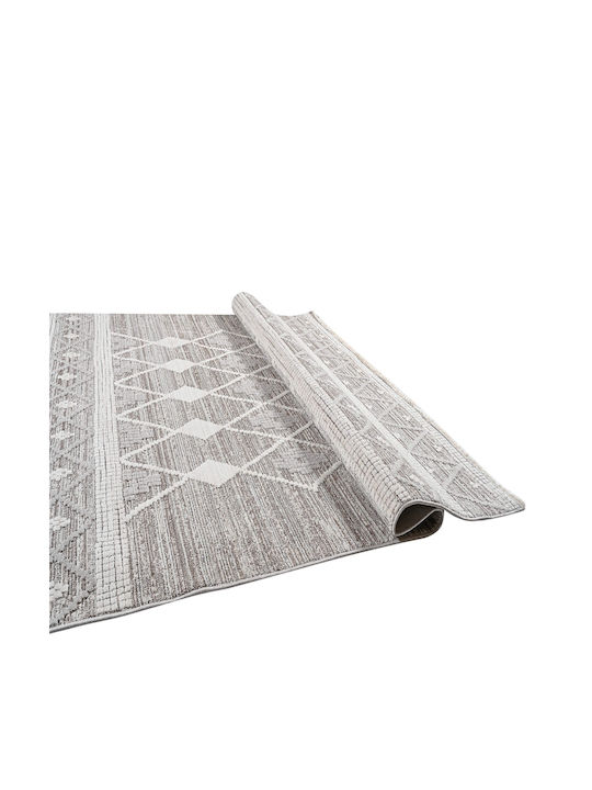 Polcarpet Havana Aztec 592 Χαλί Ορθογώνιο Καλοκαιρινό με Κρόσια Beige 165x240 - Image 4