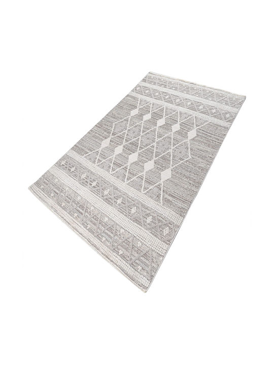 Polcarpet Havana Aztec 592 Χαλί Ορθογώνιο Καλοκαιρινό με Κρόσια Beige 165x240 - Image 2