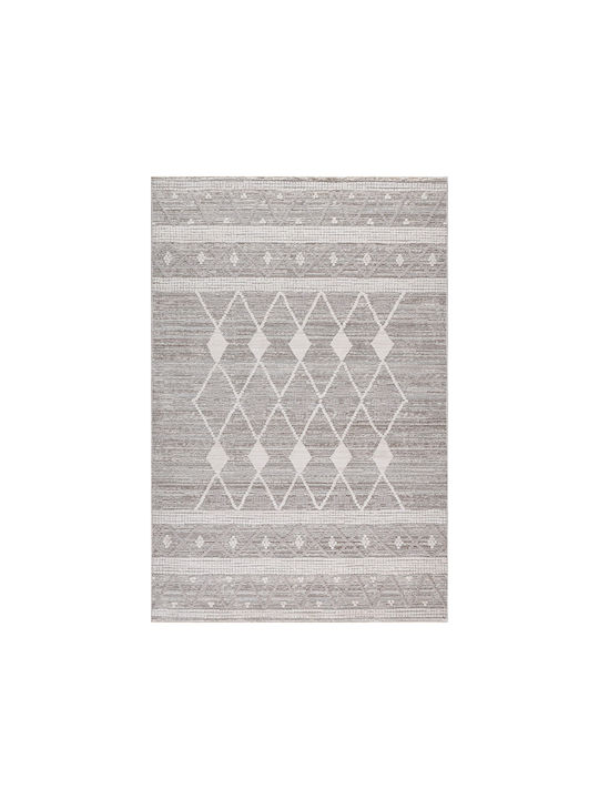 Polcarpet Havana Aztec 592 Χαλί Ορθογώνιο Καλοκαιρινό με Κρόσια Beige 165x240