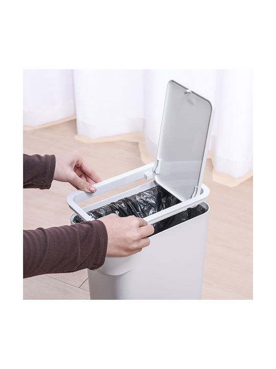 Dream House 6273 Κάδος Απορριμμάτων Πλαστικός Γκρι 24.5x15.5x30cm - Image 2