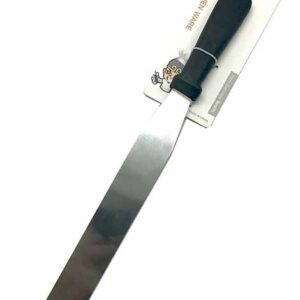 Homestyle ΣΠΑΤΟΥΛΑ ΖΑΧΑΡΟΠΛΑΣΤΙΚΗΣ INOX ΜΕ ΠΛΑΣΤΙΚΗ ΛΑΒΗ 38cm