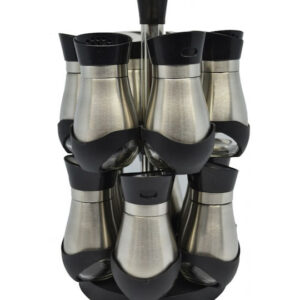 Βάση Μπαχαρικών 12 Θέσεων Ανοξείδωτη Περιστρεφόμενη 768226 12τμχ