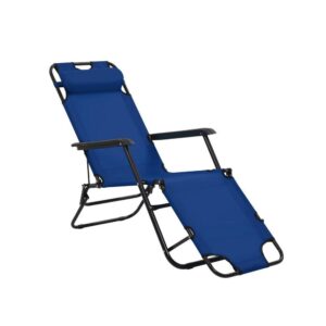 ΞΑΠΛΩΣΤΡΑ-ΚΑΡΕΚΛΑ ΠΤΥΣΣΟΜΕΝΗ ΜΠΛΕ 163x60x80εκ 789245
