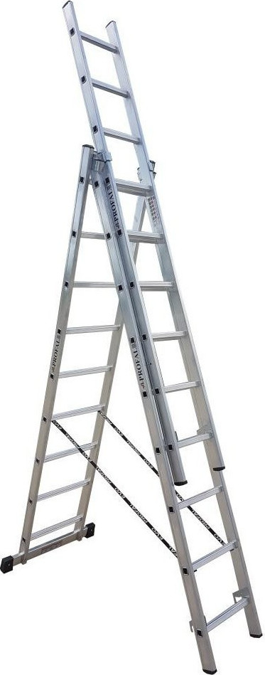 Profal Τριπλή Σκάλα Αλουμινίου 3x9 - Image 5