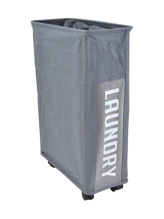 Ankor Καλάθι Απλύτων Υφασμάτινο Πτυσσόμενο 39x19x60cm Γκρι