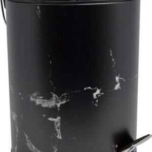 Ankor ΚΑΛΑΘΙ ΜΠΑΝΙΟΥ 5lt INOX ΜΑΥΡΟ ΜΑΡΜΑΡΟ