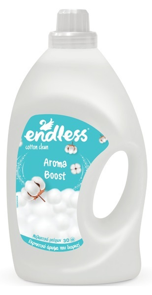 Endless Μαλακτικό Ρούχων Aroma Boost με Άρωμα Cotton Clean 3lt