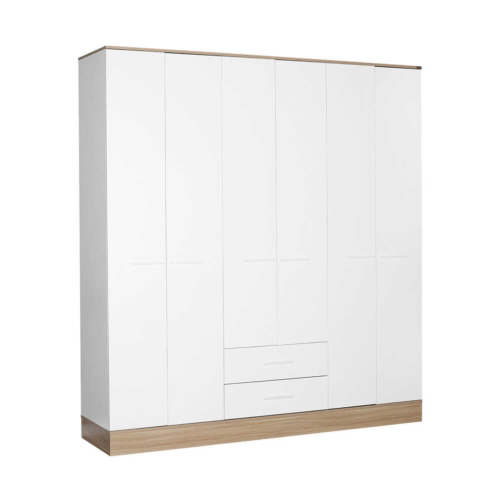 Εξάφυλλη Ντουλάπα Ρούχων 206x52x224cm GRD-862 - Image 2