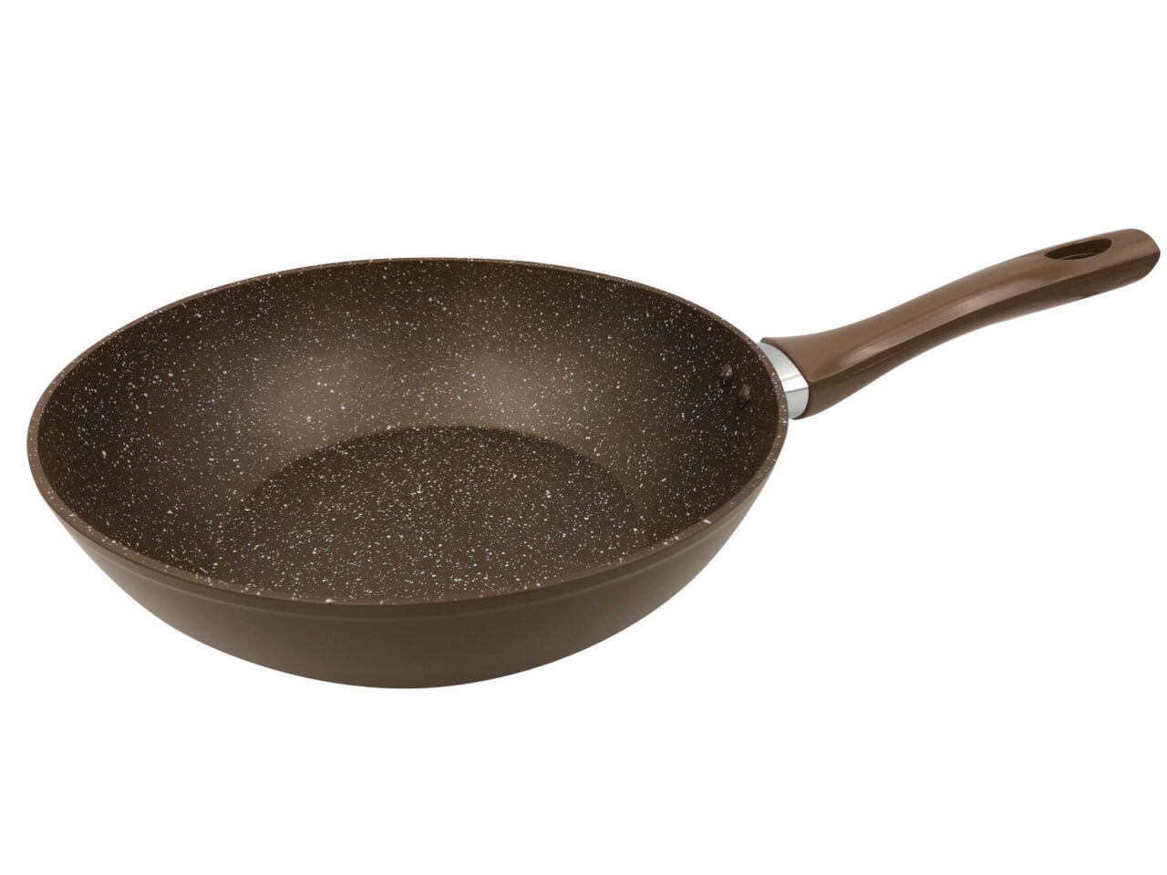 Happy House Wok από Αλουμίνιο με Αντικολλητική Επίστρωση 28cm