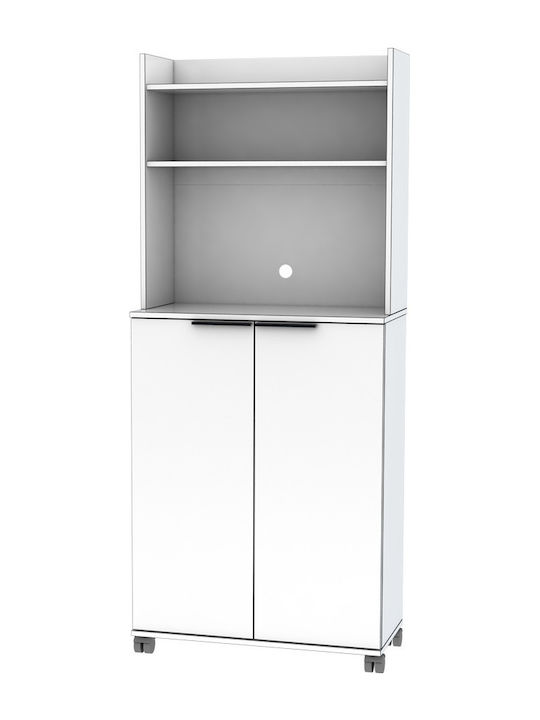 CHIOS IDEA Ντουλάπι Μπάνιου 73x36x172cm ADR-407 ΛΕΥΚΟ