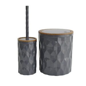 Ankor Πλαστικό Καλαθάκι Μπάνιου Soft Close 5lt Γκρι