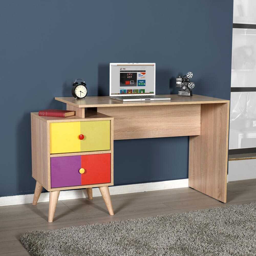 Παιδικό Γραφείο Μελαμίνη Πολύχρωμο 128x57x75cm CMS-920-SX