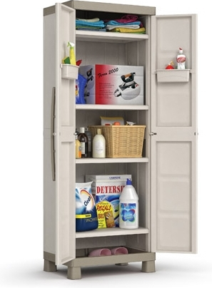 Δίφυλλη Ντουλάπα Excellence High Πλαστική 65x45x182cm - Image 4