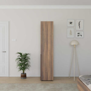 Ντουλάπα μονόφυλλη  Μονόπορτα-Σκούρα Καρυδιά GRD-1710-OO 45x210x62 cm