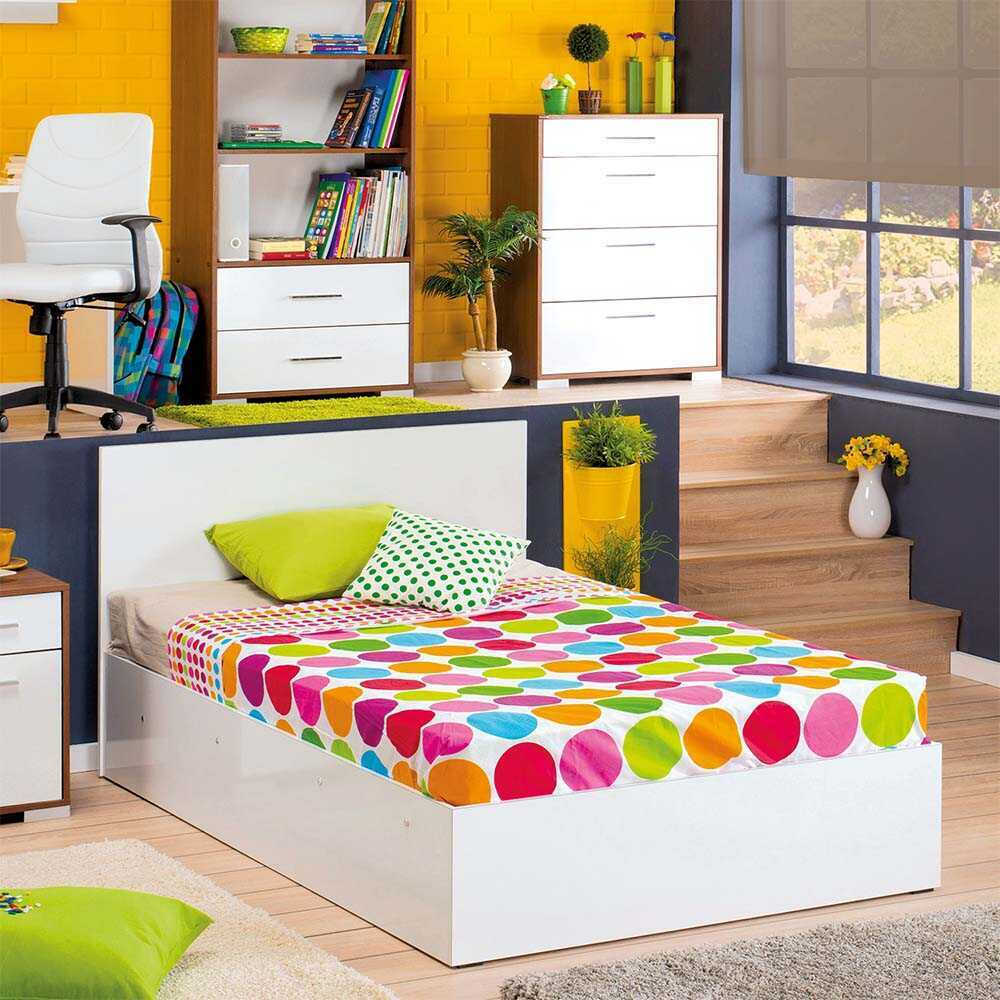 CHIOS IDEA Παιδικό κρεβάτι με αποθηκευτικό χώρο KRB-120-PB-2 127x207x90 εκ (για στρώμα 120χ200) - Image 2