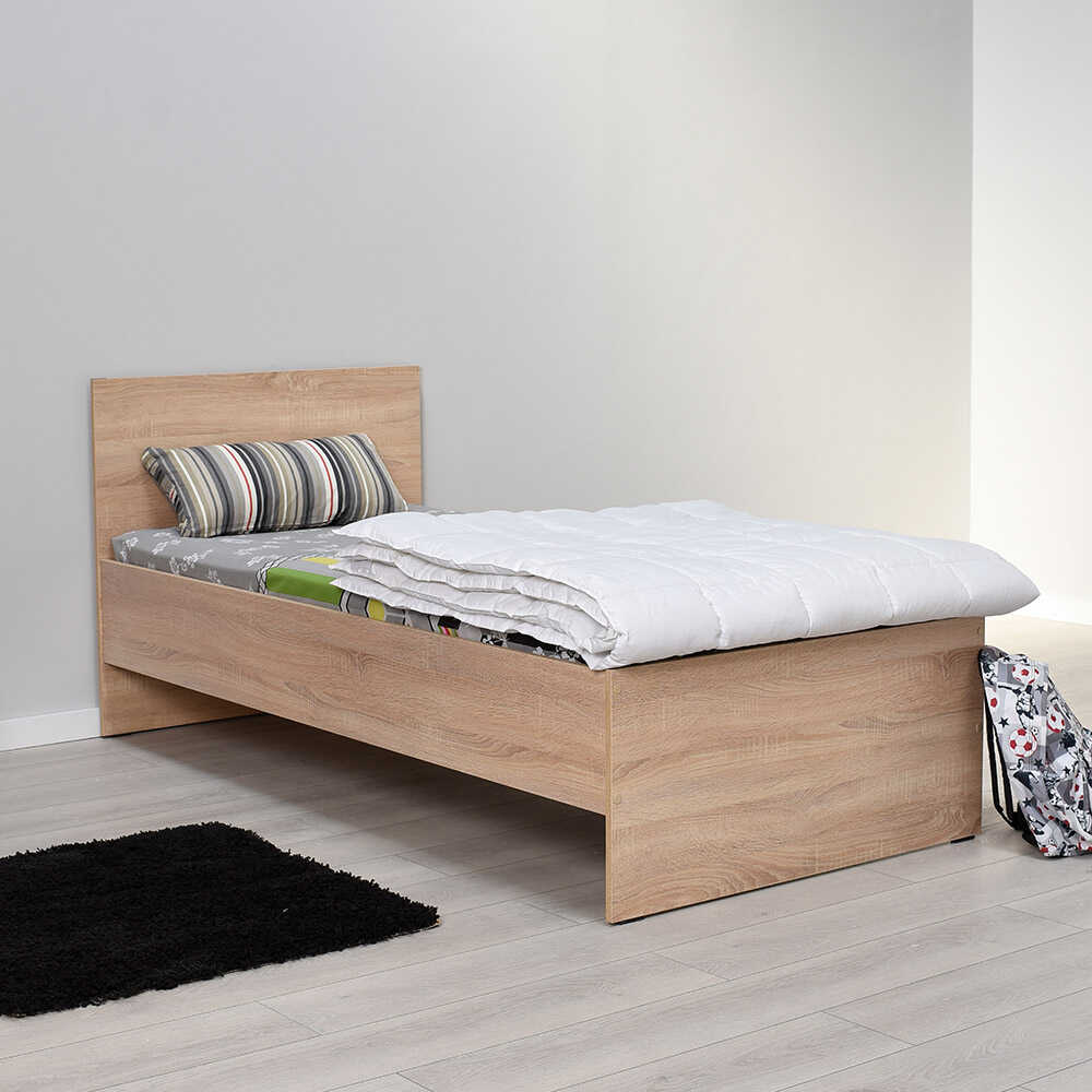 CHIOS IDEA Κρεβάτι Μονό Ξύλινο ΣΟΝΟΜΑ με Τάβλες για Στρώμα 90x190cm