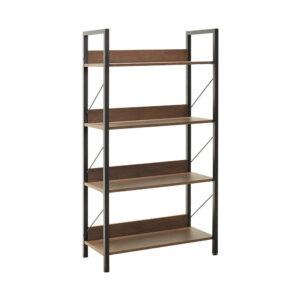 Βιβλιοθήκη με 4 Ράφια , μεταλλική βάση Χρώμα KΑΡΥΔΙ 73x136x35 KTP-740-OO