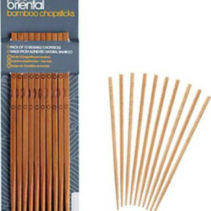 Kitchen Craft Chopsticks από Μπαμπού σε Καφέ Χρώμα 35.00124 10τμχ