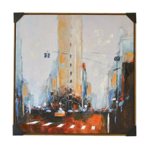 Lalos Flat Iron Πίνακας σε Καμβά 80x80cm