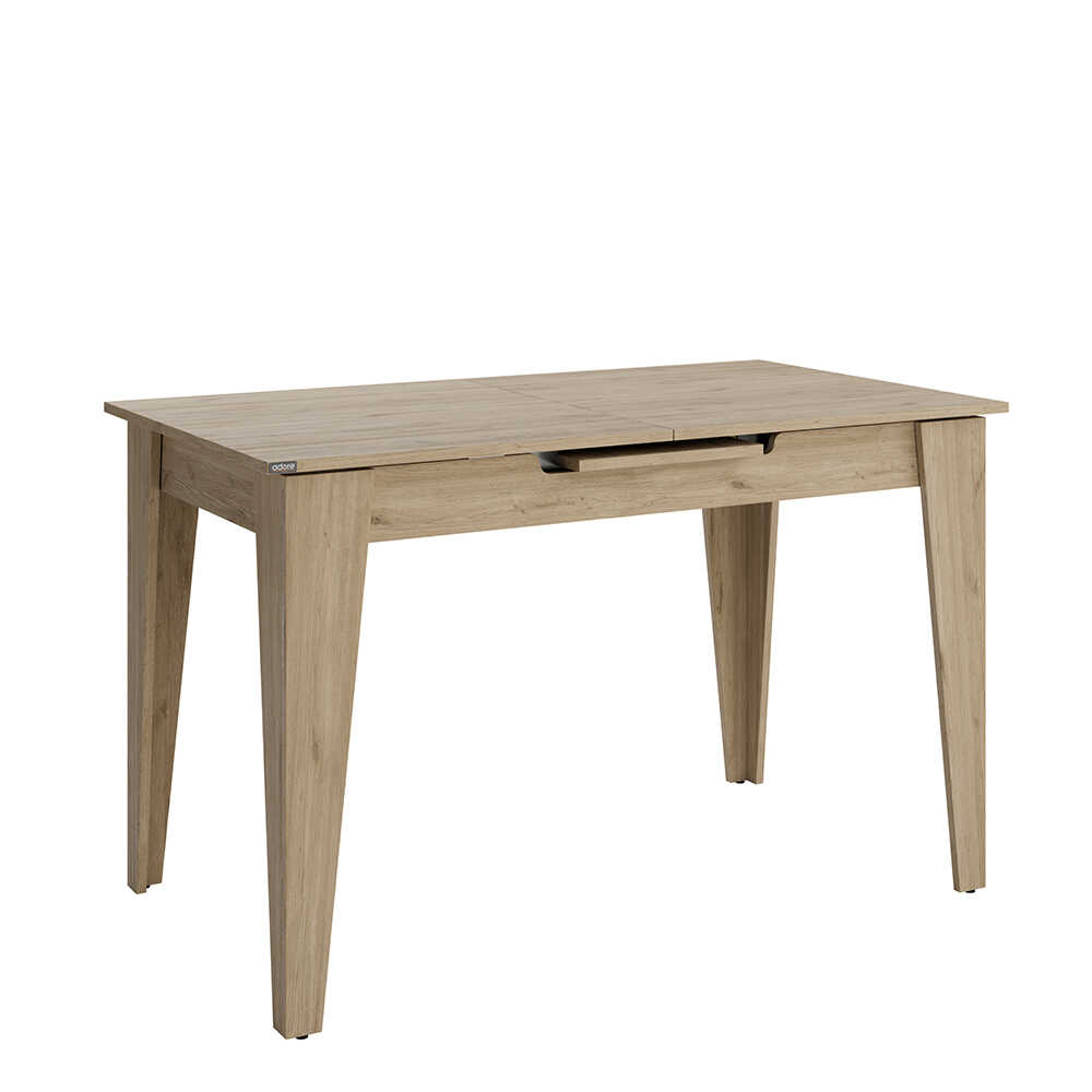 CHIOS IDEA Τραπέζι Κουζίνας Επεκτεινόμενο Ξύλινο Φυσικό FF120(+30)x70x75εκ. - Image 5